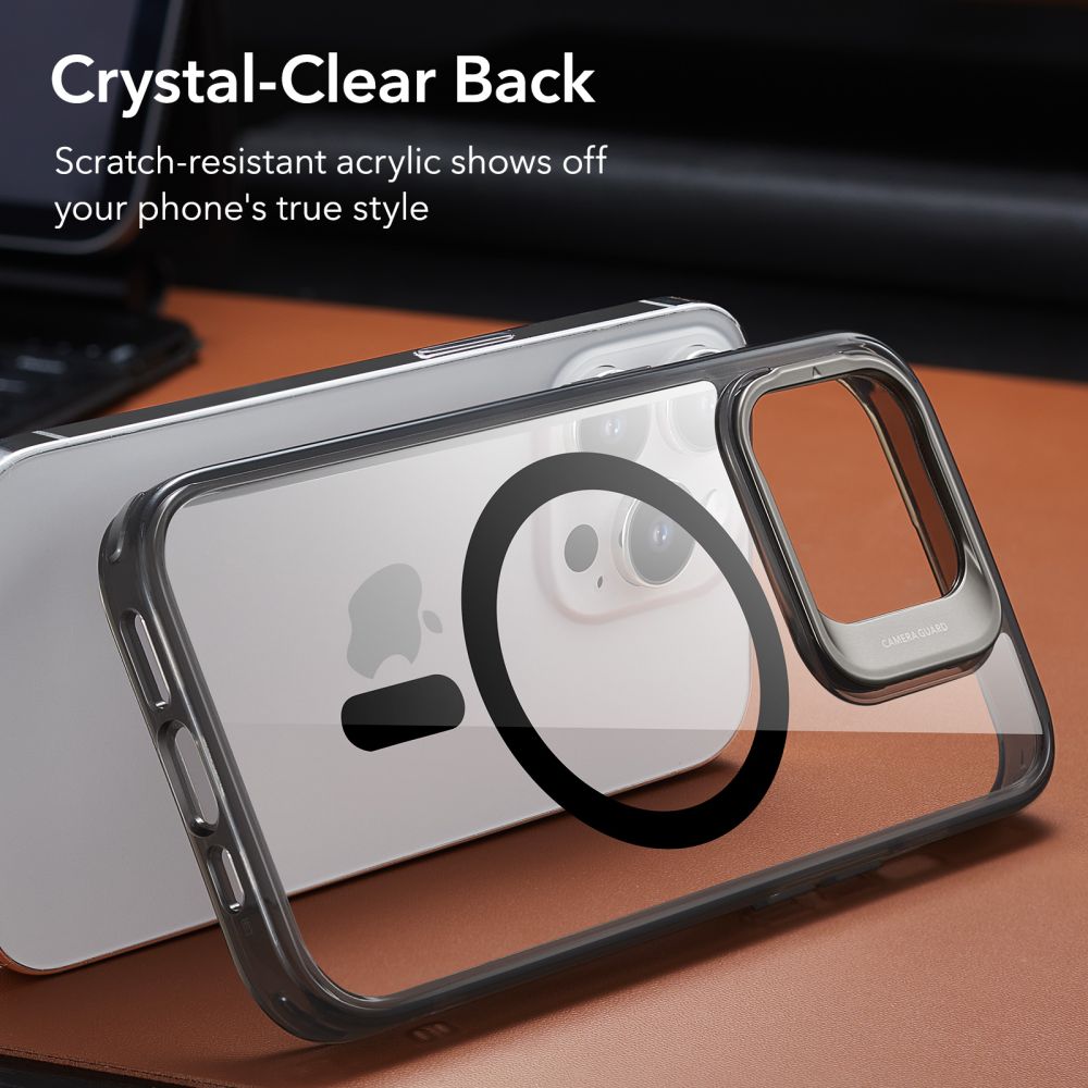 Калъф MagSafe за Apple iPhone 14 Pro Max, ESR, Classic Kickstand, Прозрачно черен