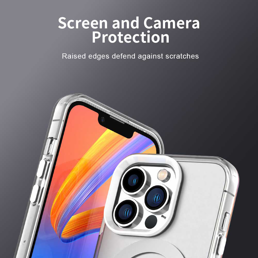 Калъф MagSafe за Apple iPhone 14 Pro Max, Techsuit, CandyCase, Бял