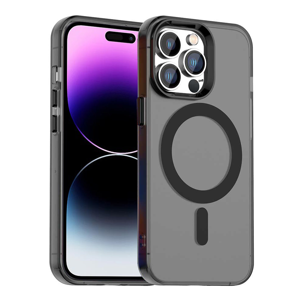 Калъф MagSafe за Apple iPhone 14 Pro Max, Techsuit, CandyCase, Черен