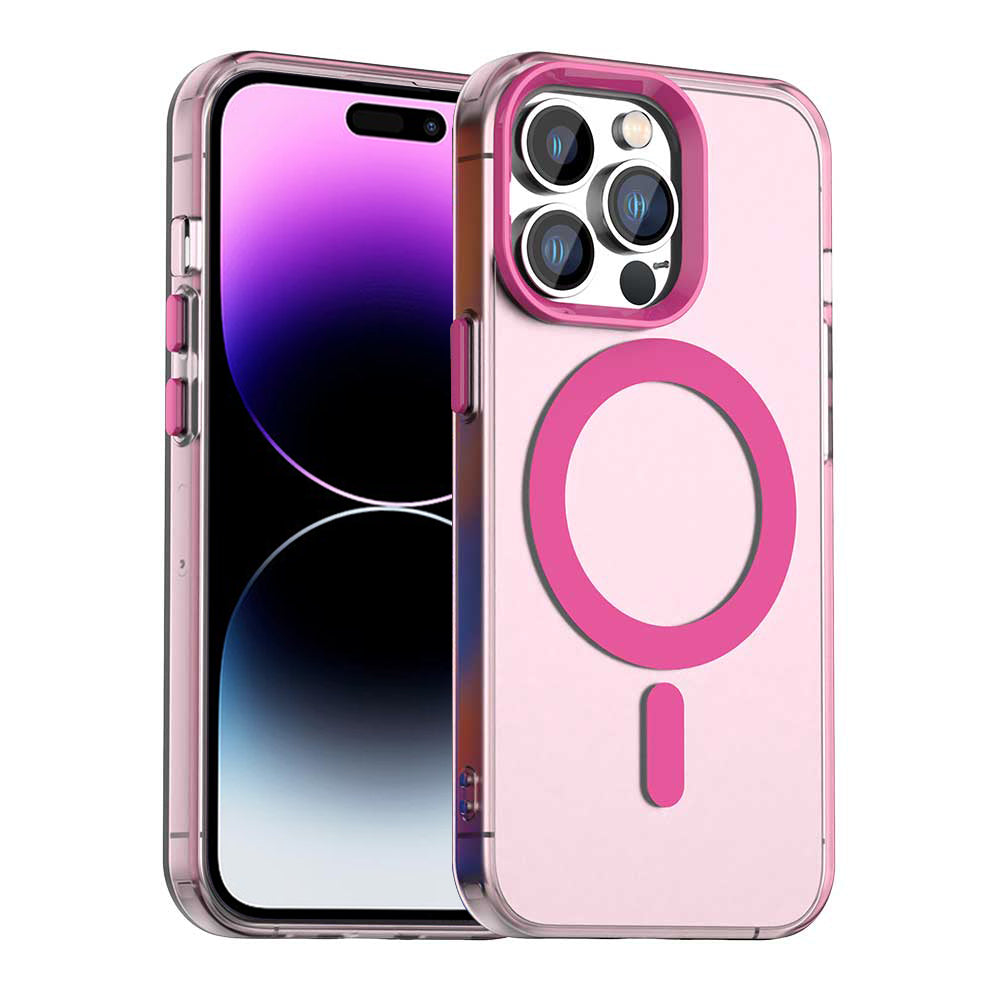 Калъф MagSafe за Apple iPhone 14 Pro Max, Techsuit, CandyCase, Розов