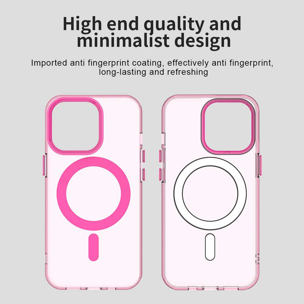 Калъф MagSafe за Apple iPhone 14 Pro Max, Techsuit, CandyCase, Розов