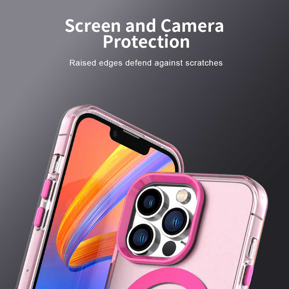 Калъф MagSafe за Apple iPhone 14 Pro Max, Techsuit, CandyCase, Розов