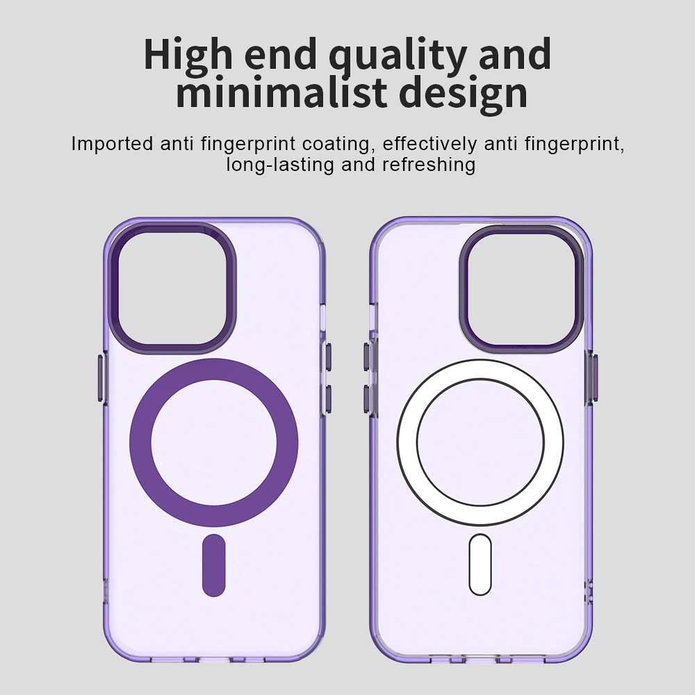 Калъф MagSafe за Apple iPhone 14 Pro, Techsuit, CandyCase, Лилав