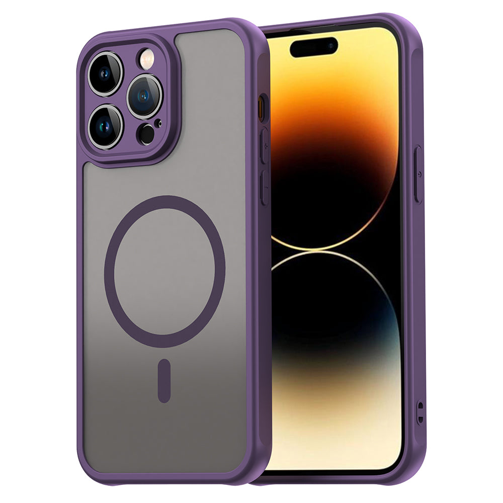 Калъф MagSafe за Apple iPhone 14 Pro, Techsuit, HaloFrost II, Лилав