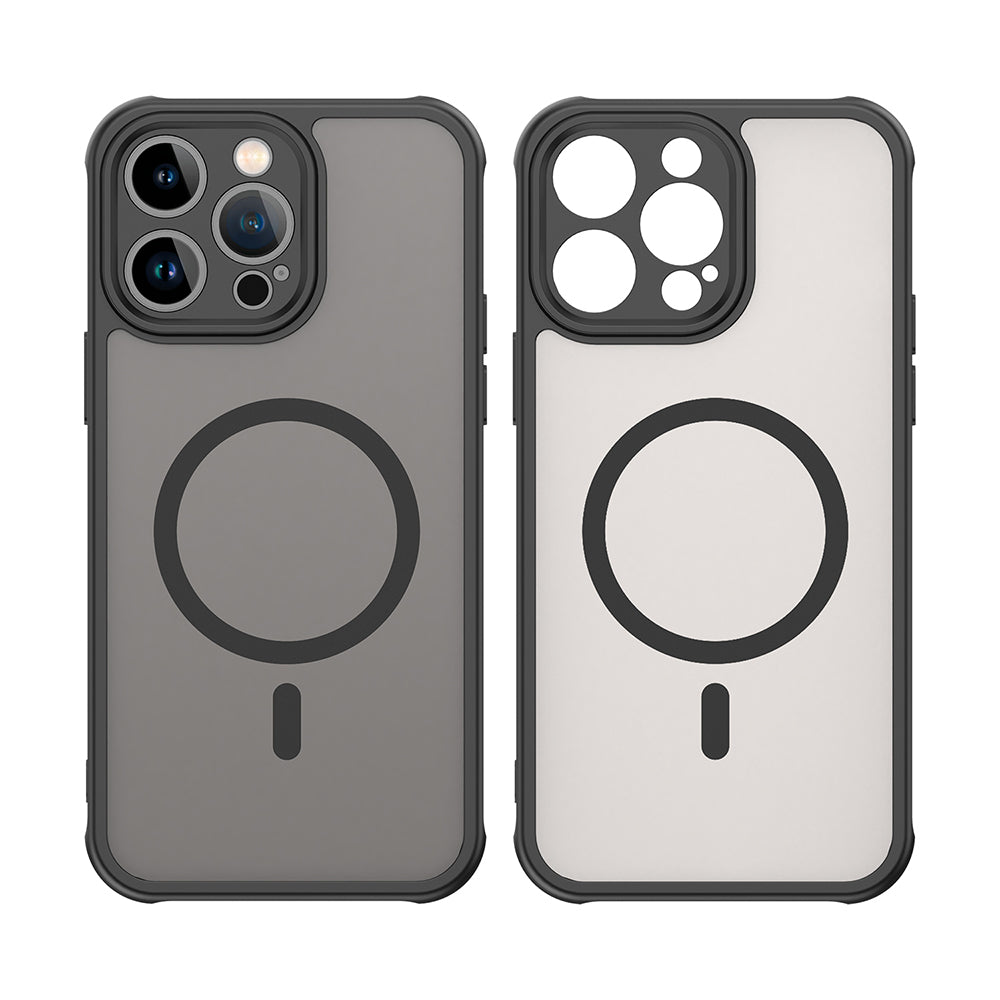 Калъф MagSafe за Apple iPhone 14 Pro, Techsuit, HaloFrost II, Черен