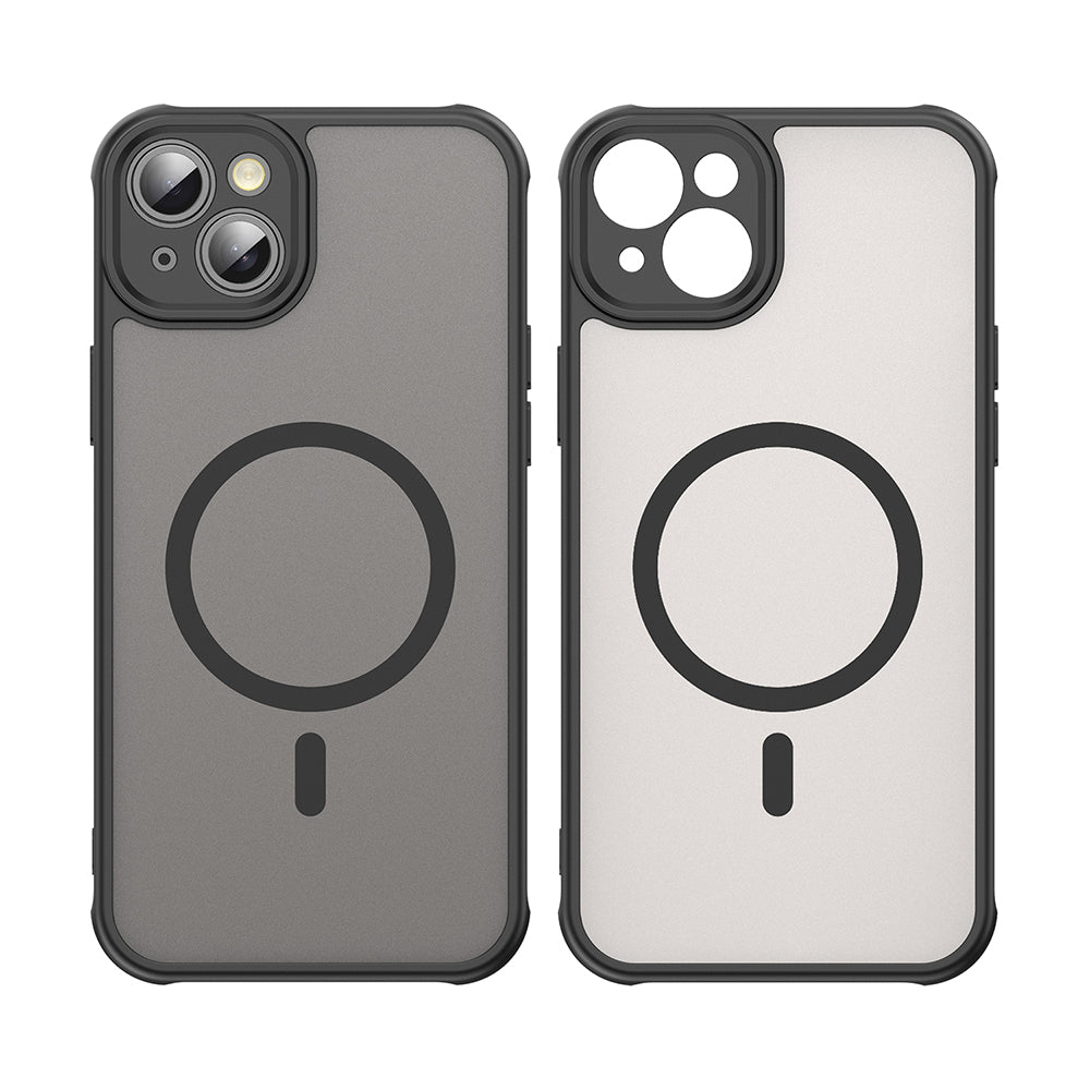 Калъф MagSafe за Apple iPhone 14, Techsuit, HaloFrost II, Черен