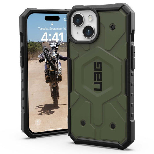 Калъф MagSafe за Apple iPhone 15 Plus, Urban Armor Gear, Pathfinder, Зелен
