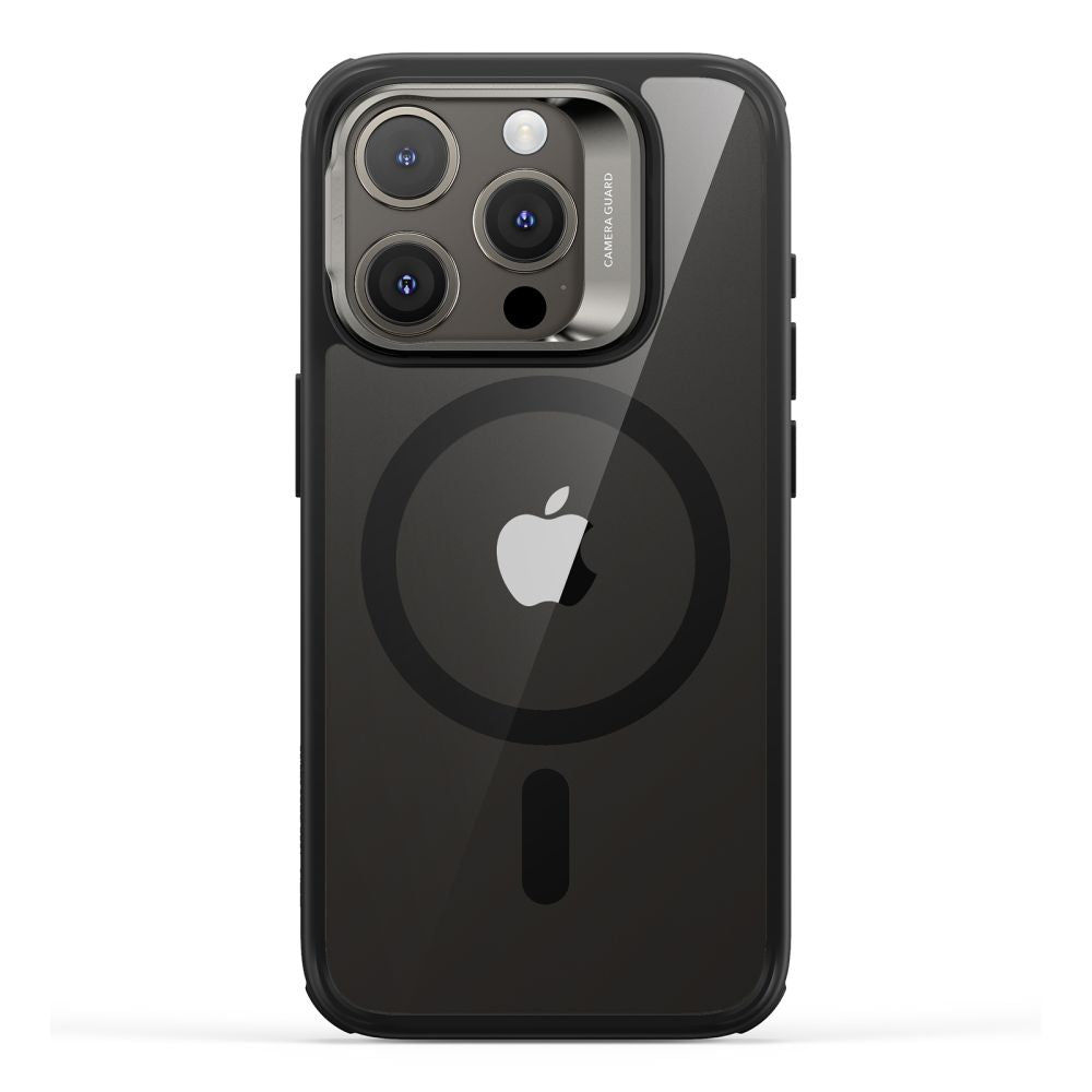Калъф MagSafe за Apple iPhone 15 Pro, ESR, Classic Hybrid Kickstand, Прозрачен черен