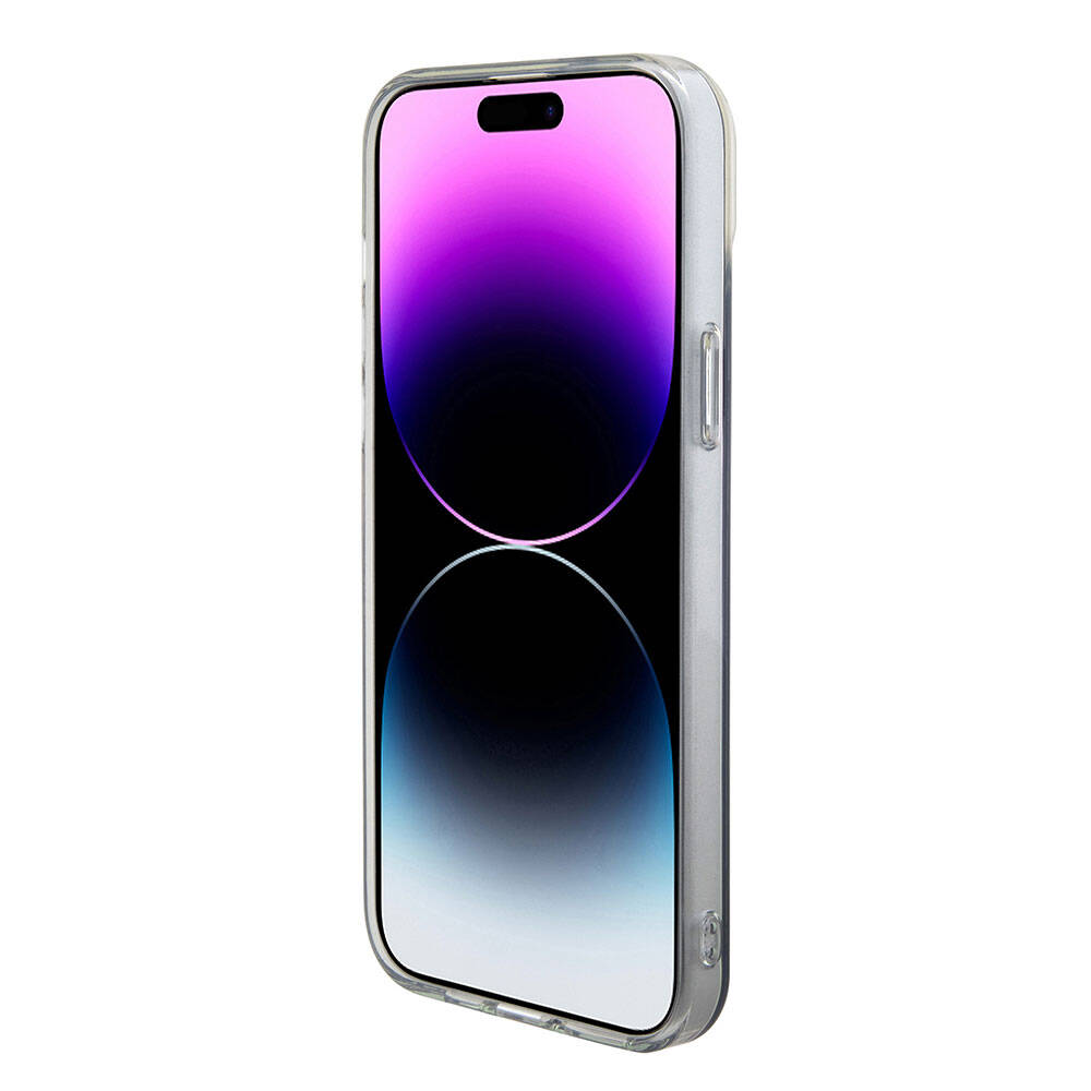 Калъф MagSafe за Apple iPhone 15 Pro, Guess, IML Iridescent, Многоцветен