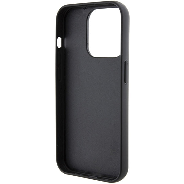 Калъф MagSafe за Apple iPhone 15 Pro Max, Karl Lagerfeld, Saffiano Gripstand Choupette, Черен