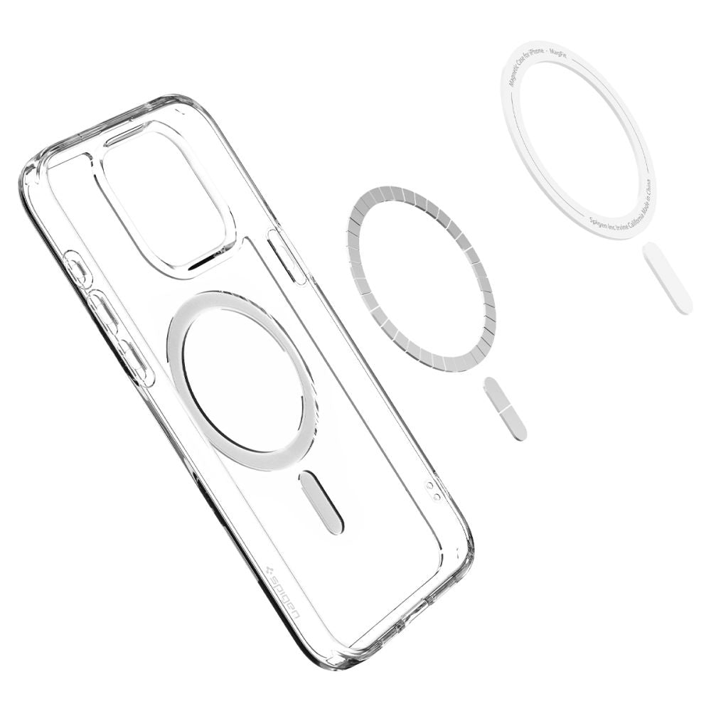 Калъф MagSafe за Apple iPhone 15 Pro Max, Spigen, Ultra Hybrid, Черен ACS06577