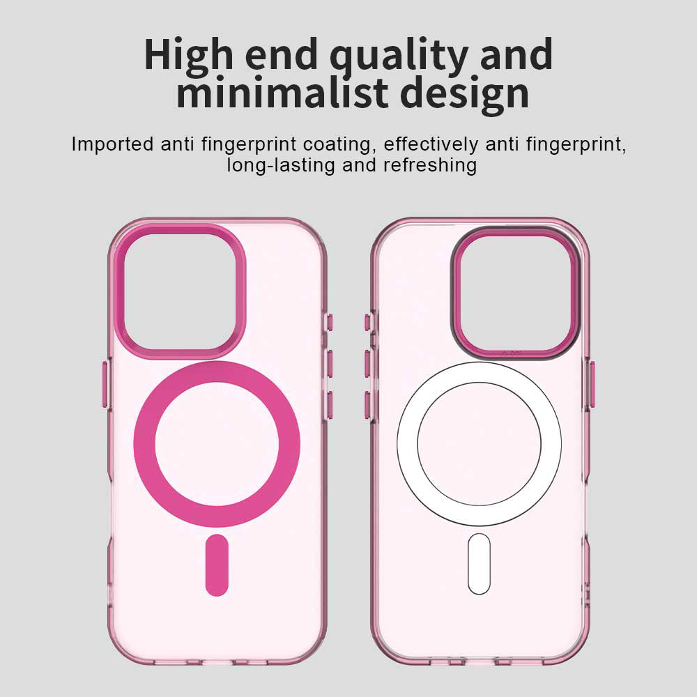 Калъф MagSafe за Apple iPhone 15 Pro Max, Techsuit, CandyCase, Розов