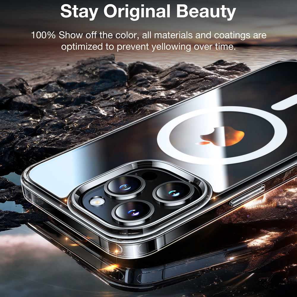 Калъф MagSafe за Apple iPhone 15 Pro Max, Torras, Diamond, Прозрачен