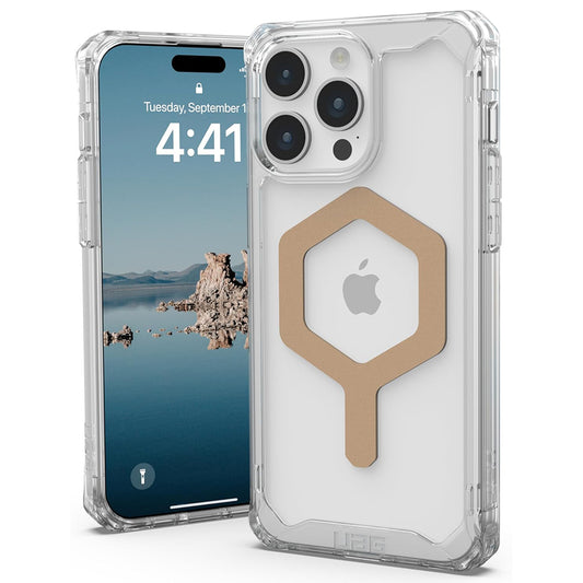 Калъф MagSafe за Apple iPhone 15 Pro Max, Urban Armor Gear, Plyo, Златист