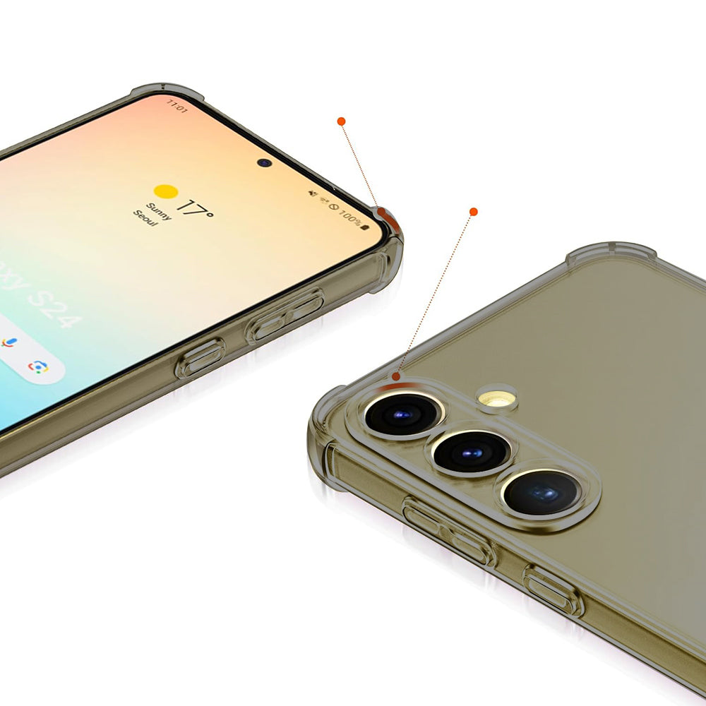 Калъф MagSafe за Apple iPhone 15 Pro, Techsuit, Shockproof Clear, Опушен