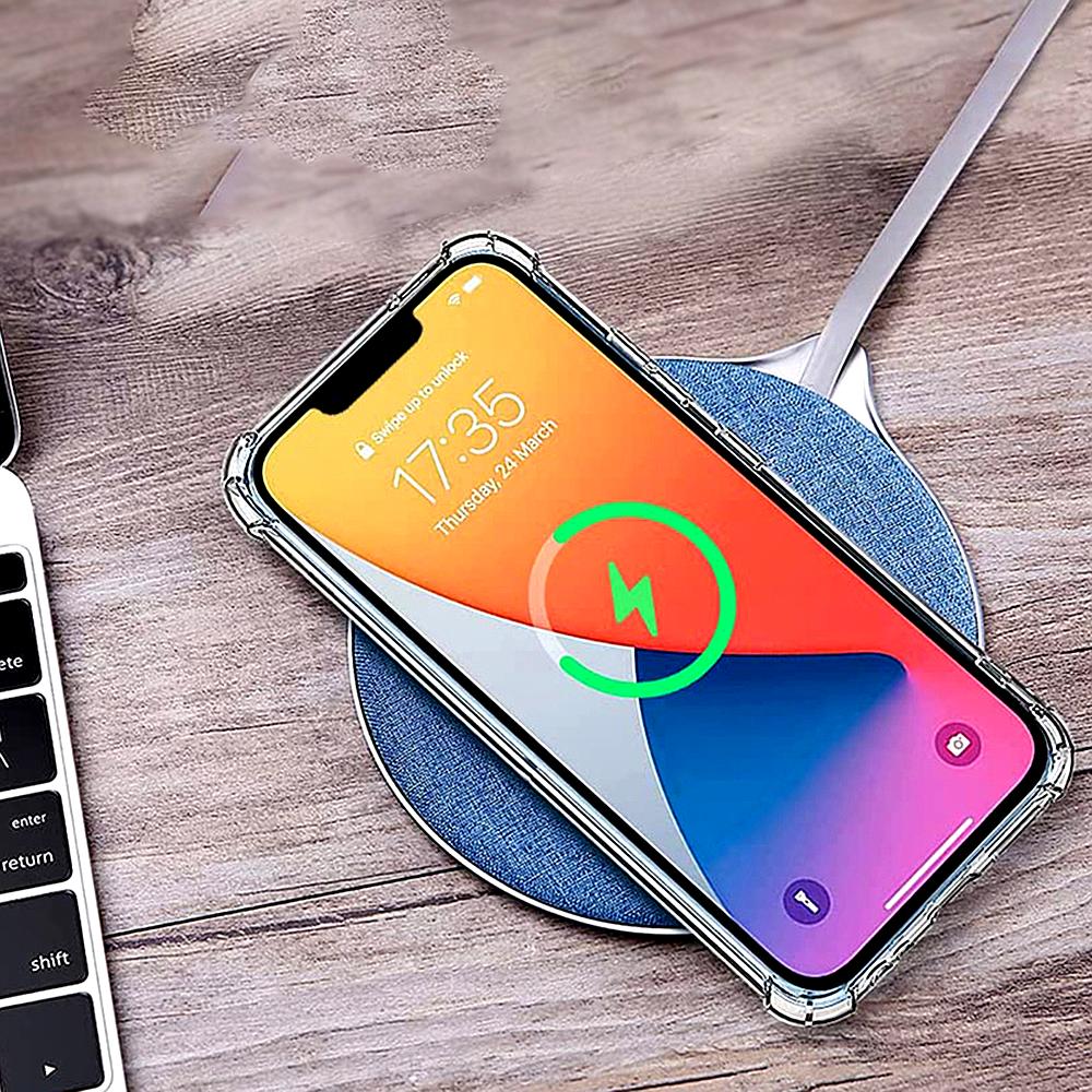 Калъф MagSafe за Apple iPhone 15 Pro, Techsuit, Shockproof Clear, Опушен