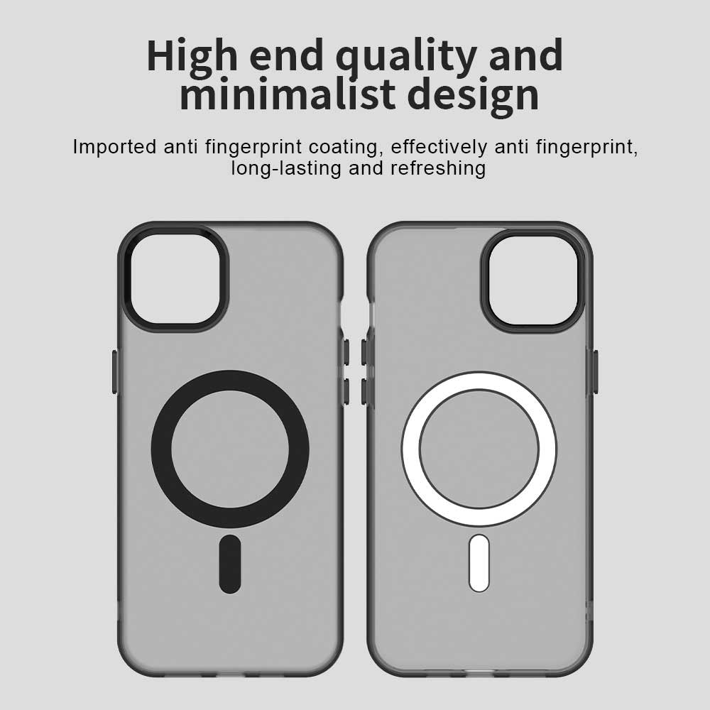 Калъф MagSafe за Apple iPhone 15, Techsuit, CandyCase, Черен