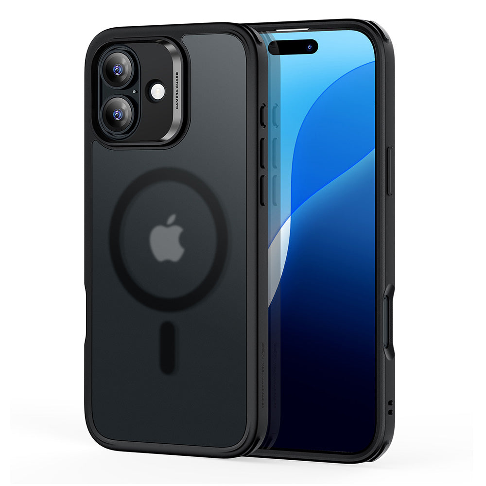 Калъф MagSafe за Apple iPhone 16, ESR, Classic Hybrid, Сатенено черен