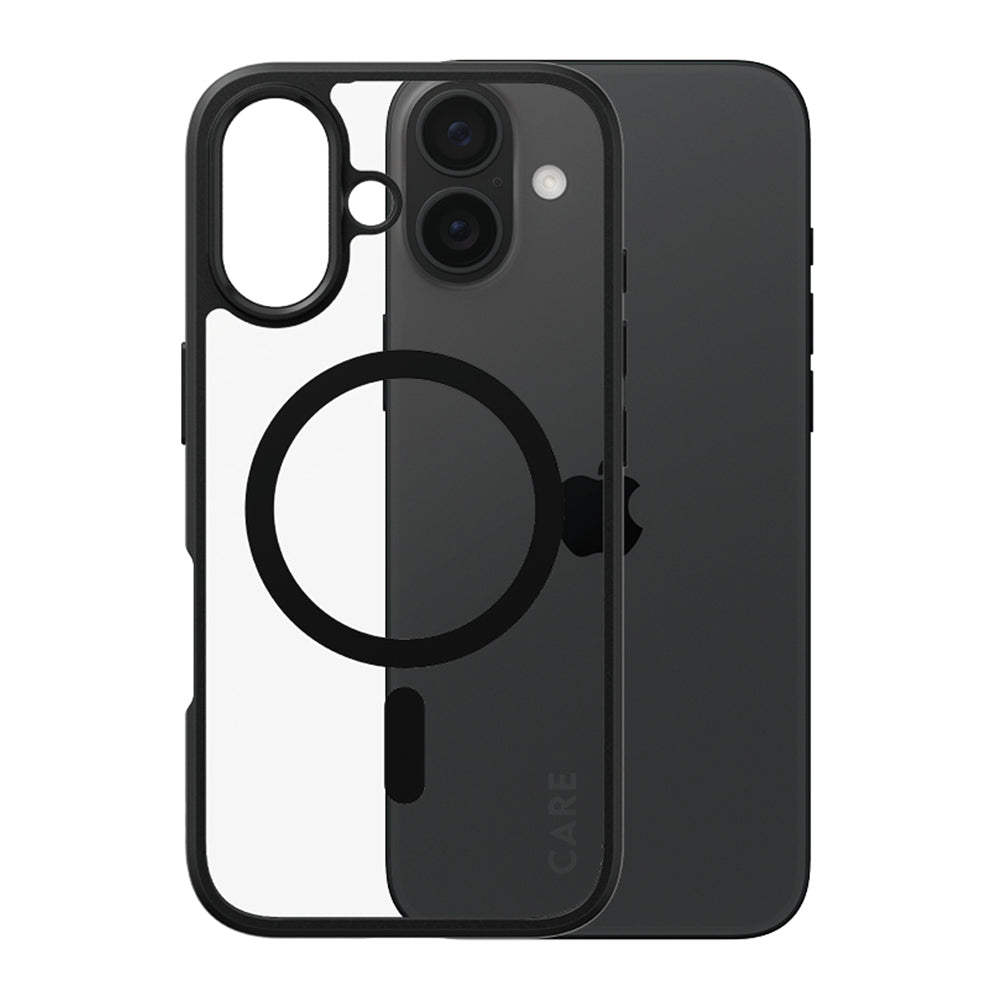 Калъф MagSafe за Apple iPhone 16, PanzerGlass, Care Urban Combat, Прозрачно черен