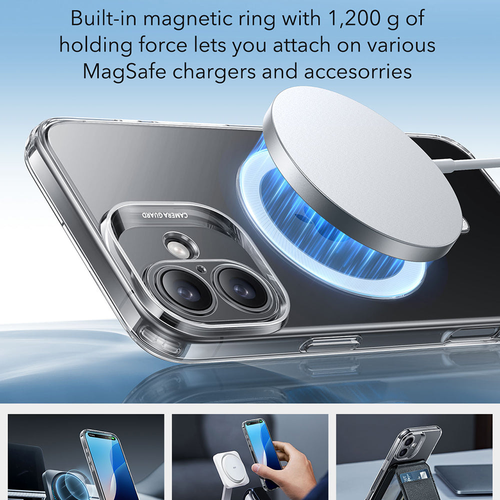 Калъф MagSafe за Apple iPhone 16 Plus, ESR, Zero, Прозрачен