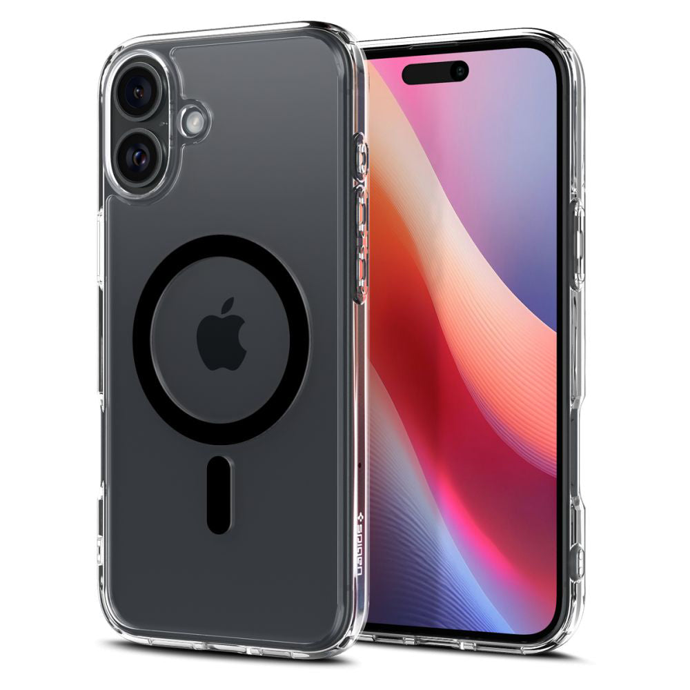 Калъф MagSafe за Apple iPhone 16 Plus, Spigen, Ultra Hybrid, Черен