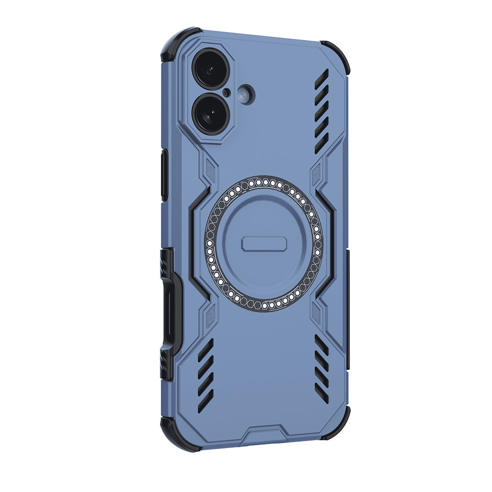 Калъф MagSafe за Apple iPhone 16 Plus, Techsuit, ArmorMag, Син