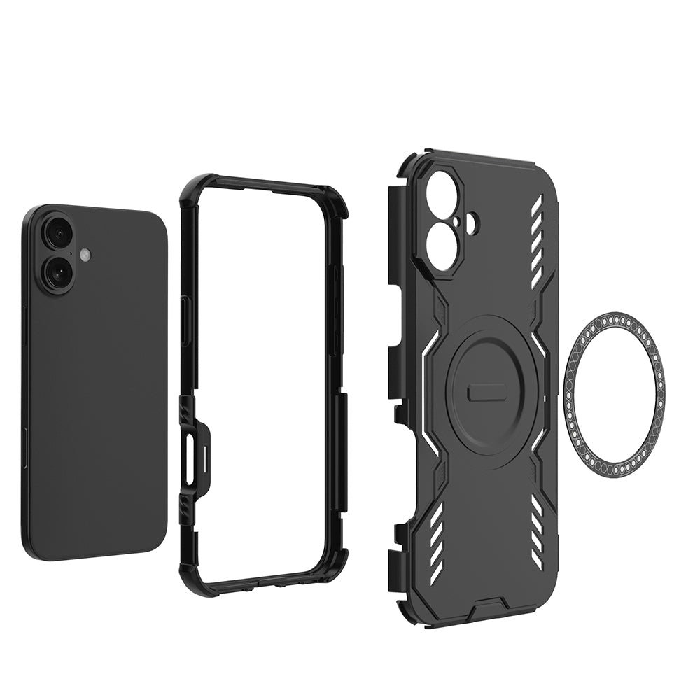 Калъф MagSafe за Apple iPhone 16 Plus, Techsuit, ArmorMag, Син