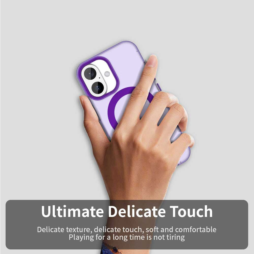 Калъф MagSafe за Apple iPhone 16 Plus, Techsuit, CandyCase, Лилав