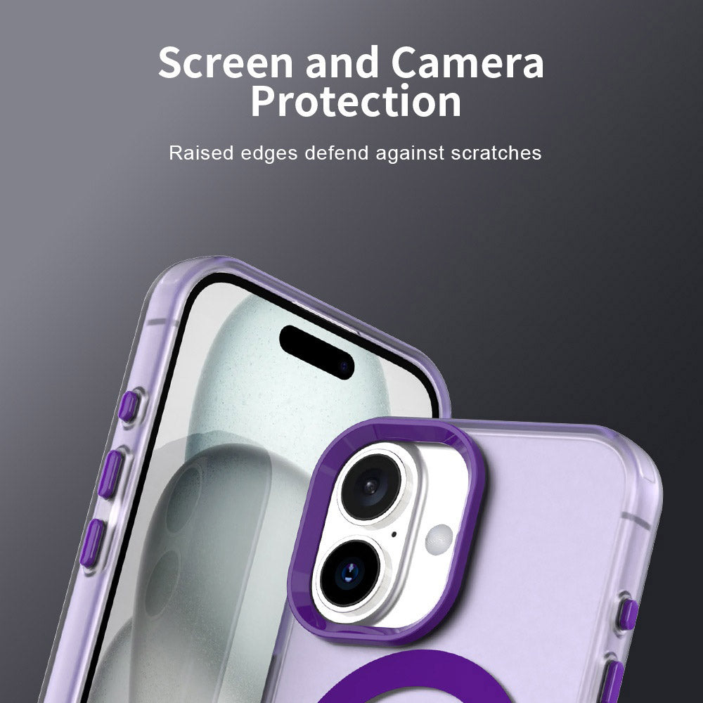 Калъф MagSafe за Apple iPhone 16 Plus, Techsuit, CandyCase, Лилав