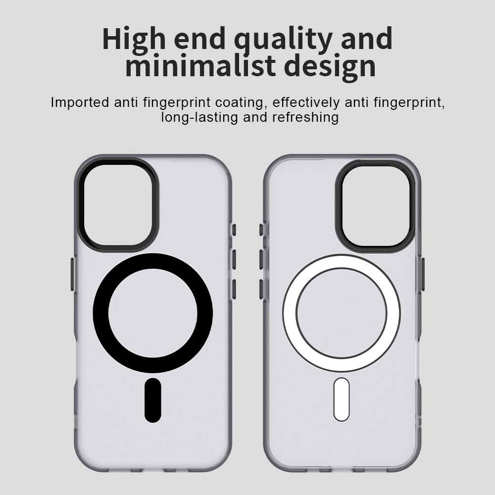 Калъф MagSafe за Apple iPhone 16 Plus, Techsuit, CandyCase, Черен