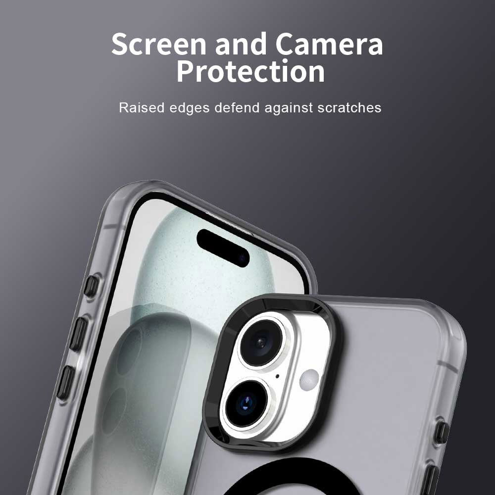 Калъф MagSafe за Apple iPhone 16 Plus, Techsuit, CandyCase, Черен