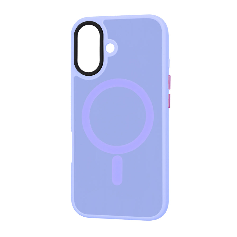 Калъф MagSafe за Apple iPhone 16 Plus, Techsuit, HaloFrost, Светло лилав