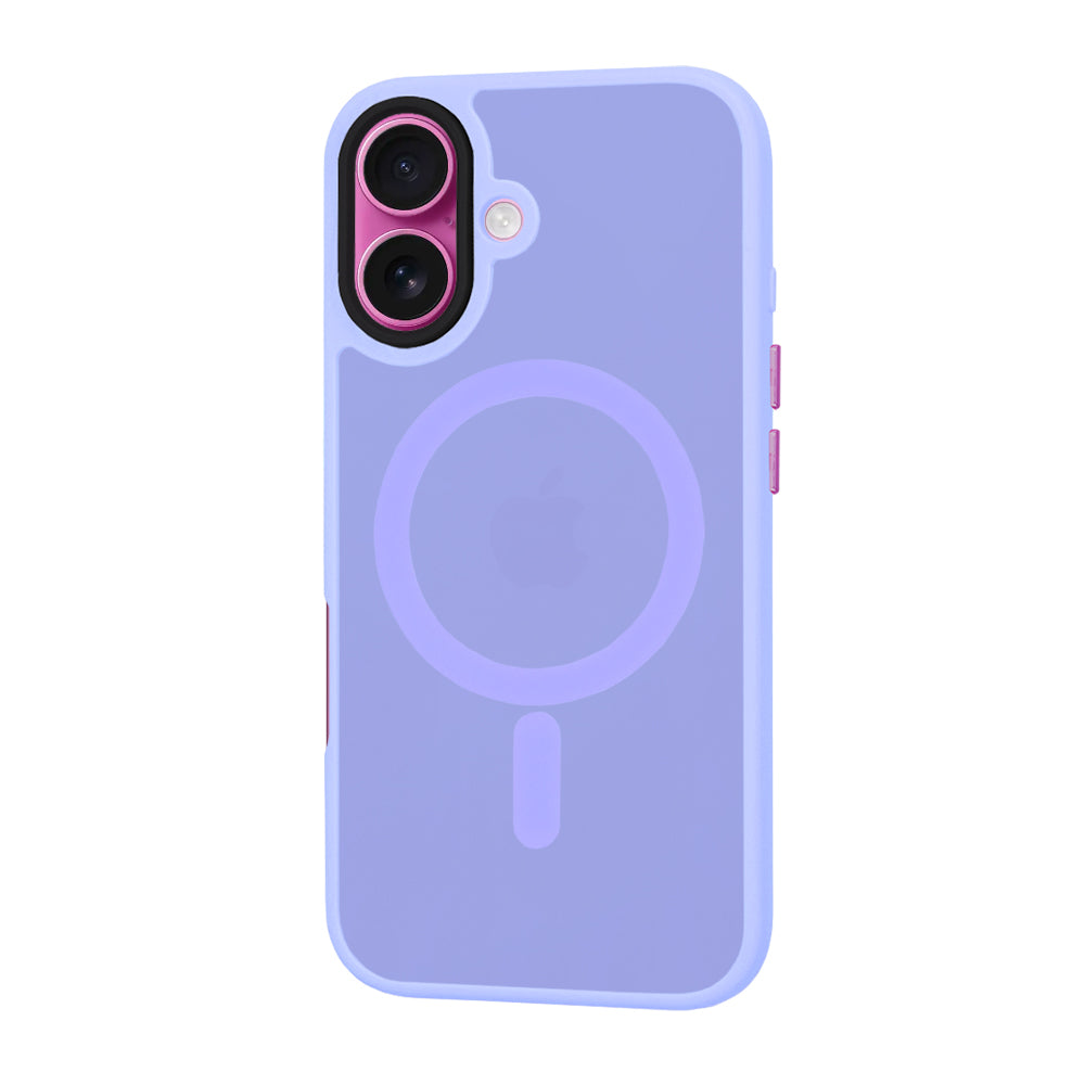 Калъф MagSafe за Apple iPhone 16 Plus, Techsuit, HaloFrost, Светло лилав