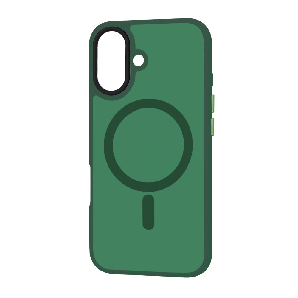 Калъф MagSafe за Apple iPhone 16 Plus, Techsuit, HaloFrost, Зелен