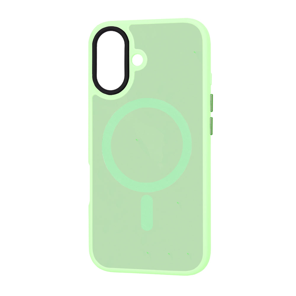 Калъф MagSafe за Apple iPhone 16 Plus, Techsuit, HaloFrost, Светлозелен
