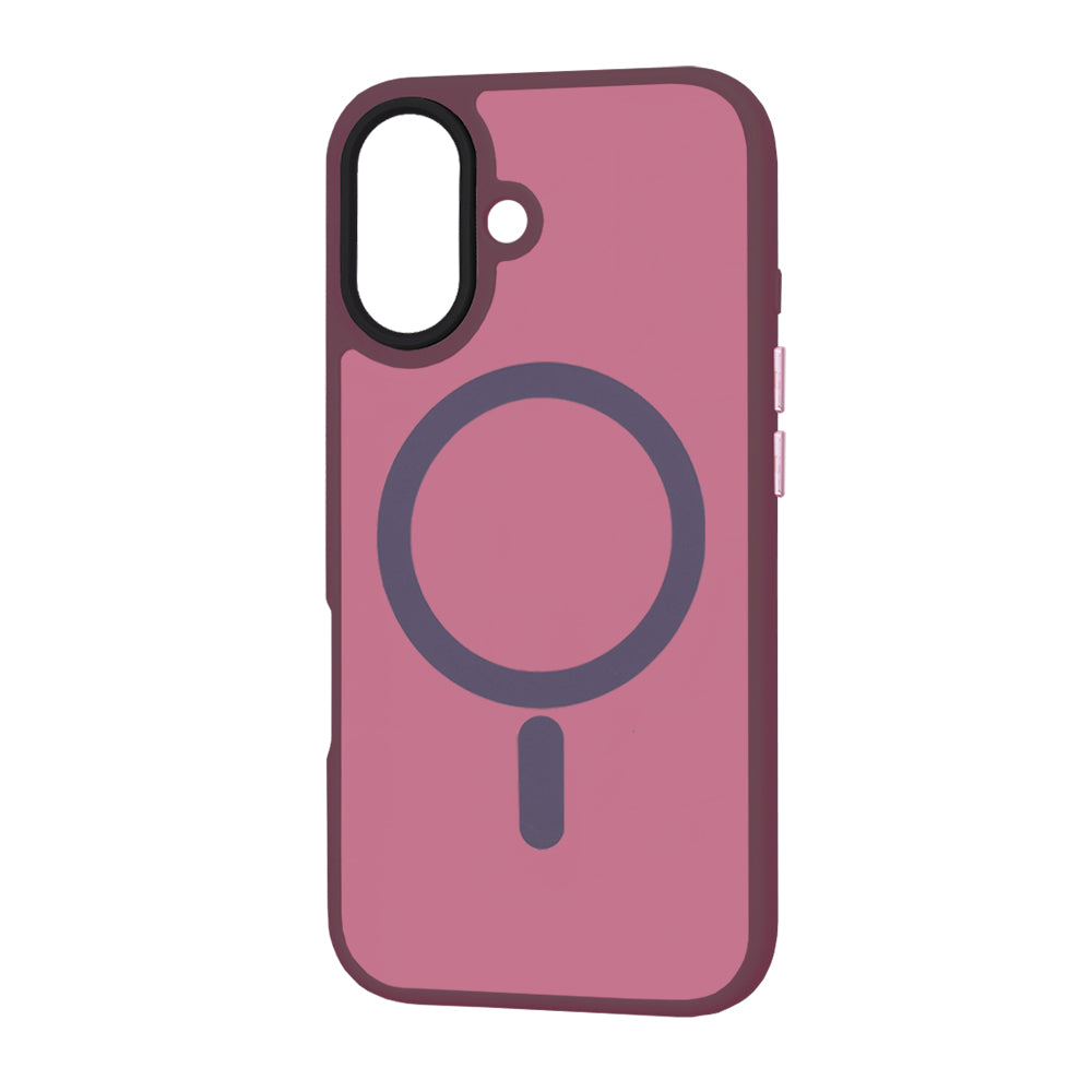 Калъф MagSafe за Apple iPhone 16 Plus, Techsuit, HaloFrost, Бордо