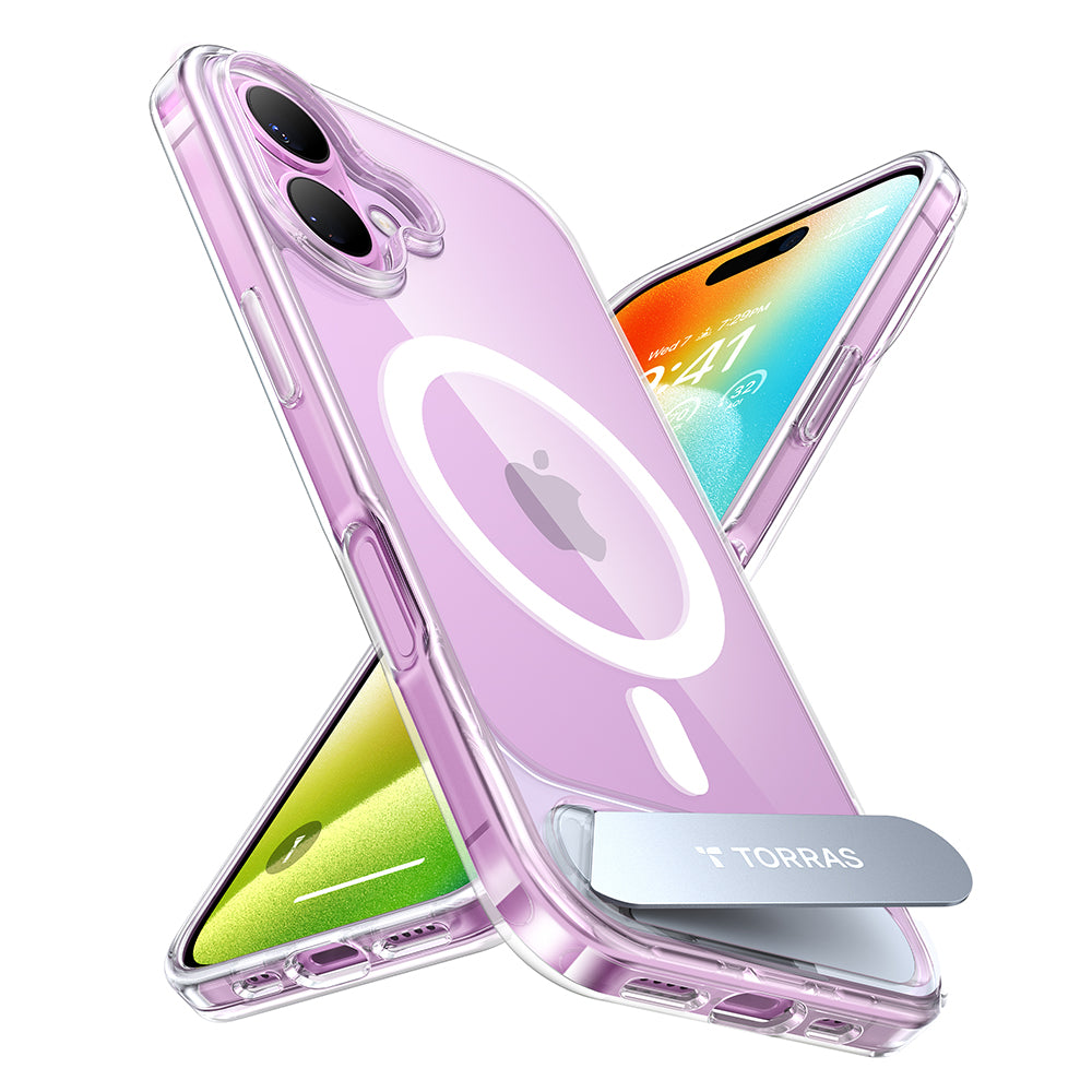 Калъф MagSafe за Apple iPhone 16 Plus, Torras, Pstand, Прозрачен