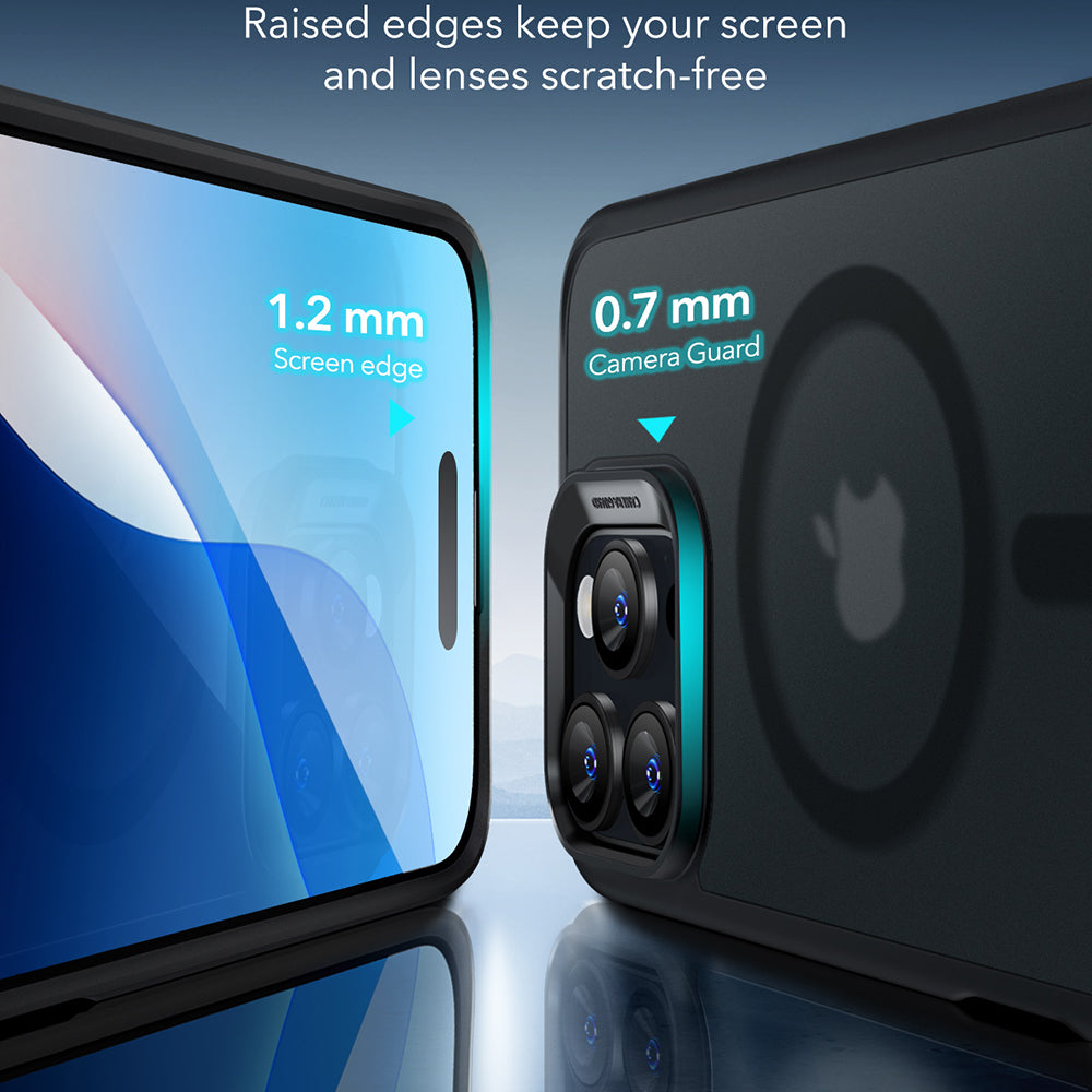 Калъф MagSafe за Apple iPhone 16 Pro, ESR, Classic Hybrid, Сатенено черен