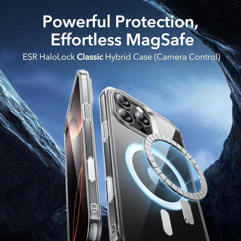 Калъф MagSafe за Apple iPhone 16 Pro, ESR, Classic Hybrid Slide, Прозрачен