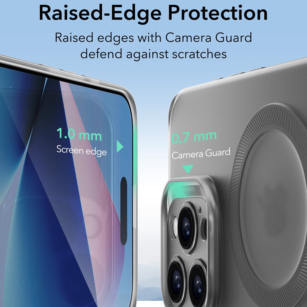 Калъф MagSafe за Apple iPhone 16 Pro, ESR, Zero, Сатенено сив