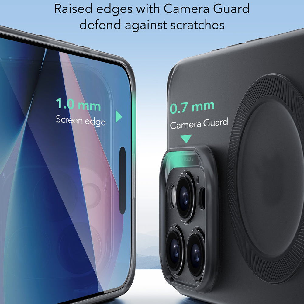 Калъф MagSafe за Apple iPhone 16 Pro, ESR, Zero, Сатенено черен