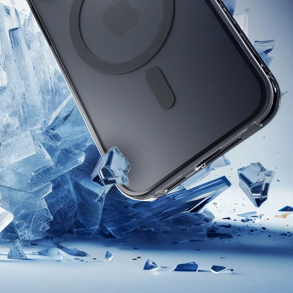 MagSafe калъф за Apple iPhone 16 Pro Max, 3MK, Frosty MagCase, Черен