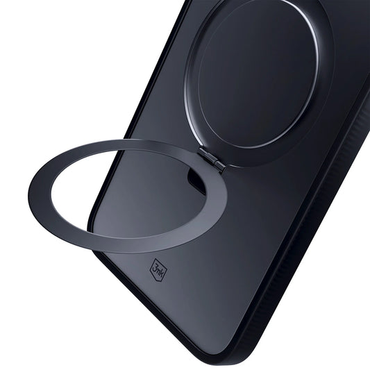 MagSafe калъф за Apple iPhone 16 Pro Max, 3MK, Smoke MagStand, Черен