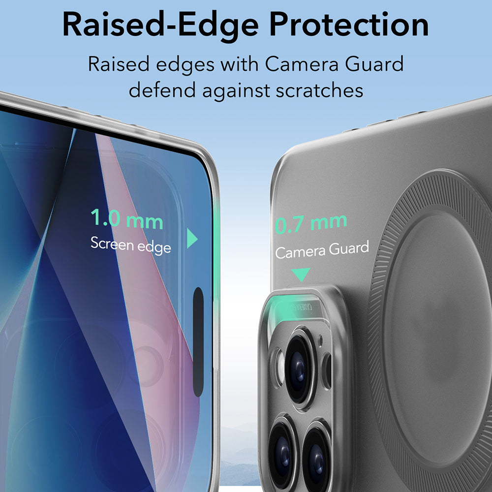 Калъф MagSafe за Apple iPhone 16 Pro Max, ESR, Zero, Сатенено сив