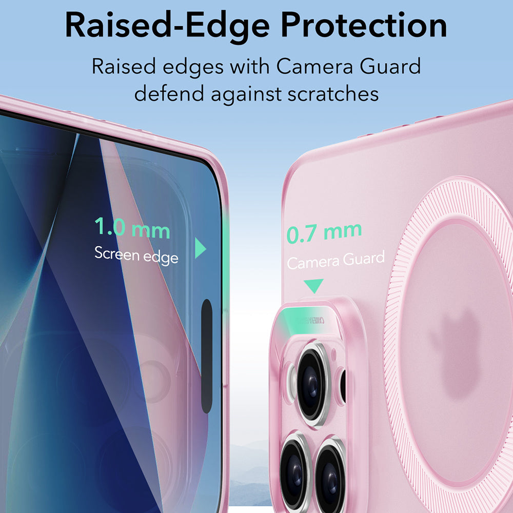 Калъф MagSafe за Apple iPhone 16 Pro Max, ESR, Zero, Сатенено розов