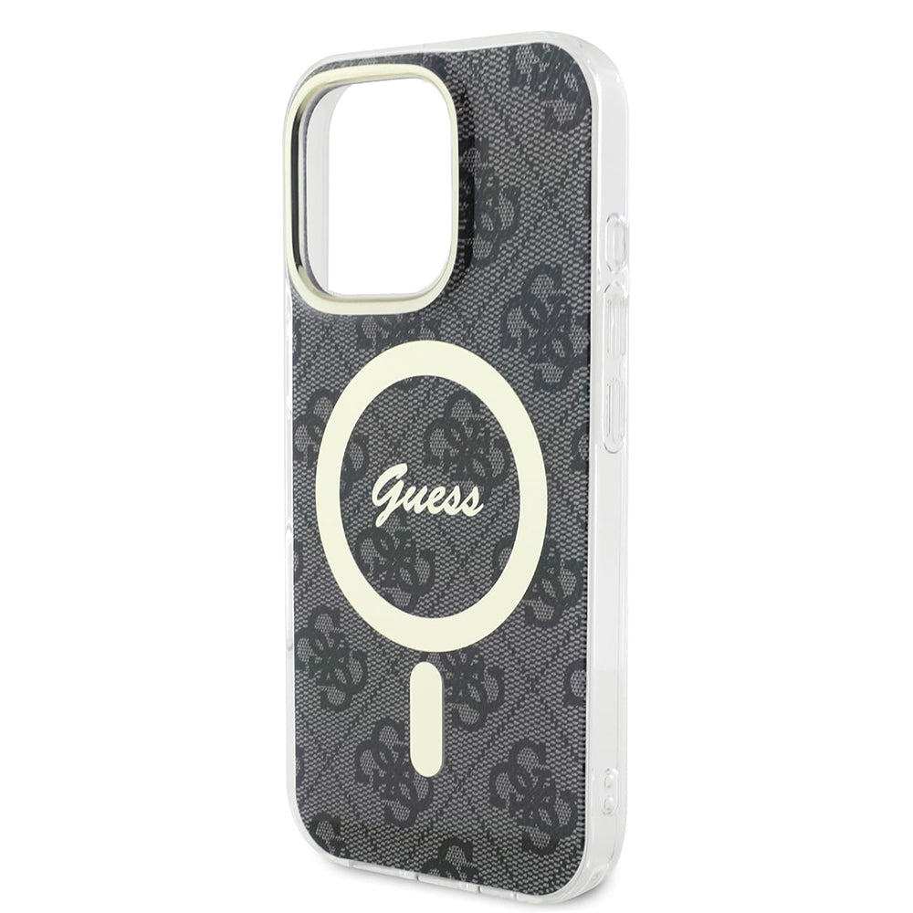 Калъф MagSafe за Apple iPhone 16 Pro Max, Guess, IML 4G, Черен
