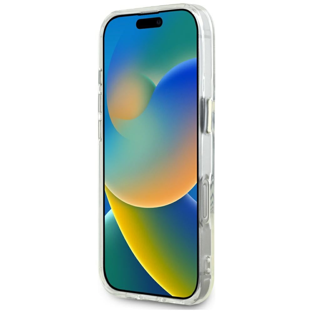 Калъф MagSafe за Apple iPhone 16 Pro Max, Guess, IML Metal Colored Circle, Бял