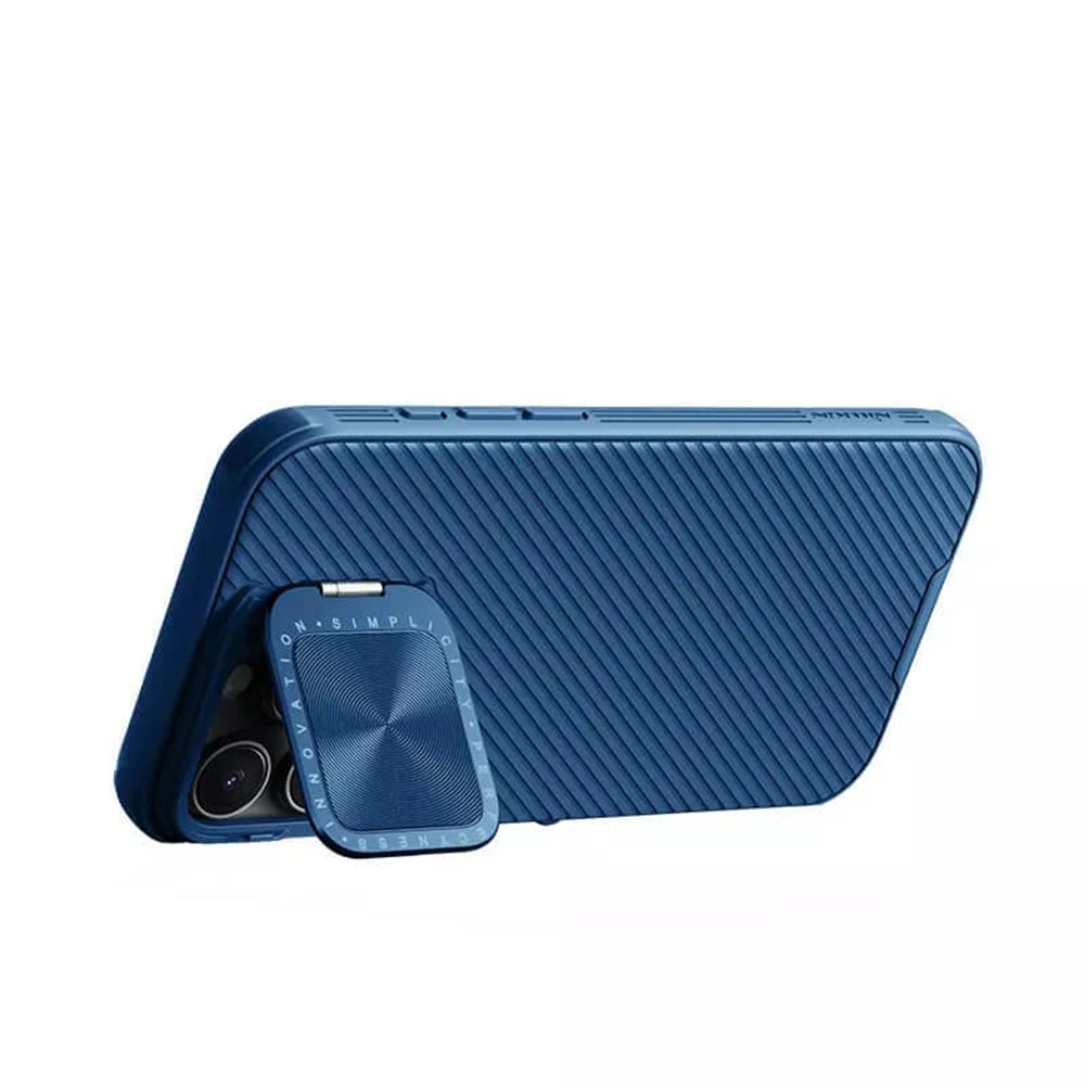 MagSafe калъф за Apple iPhone 16 Pro Max, Nillkin, CamShield Prop, Син