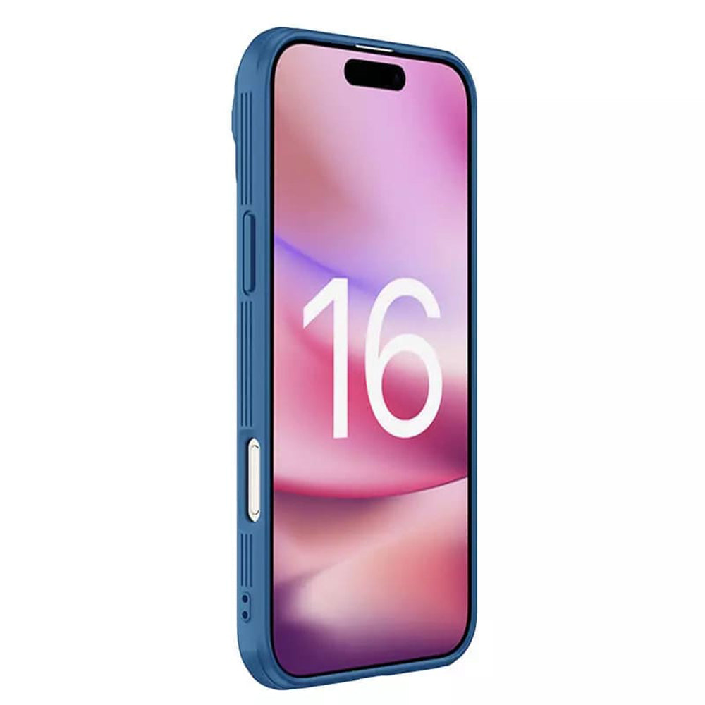 MagSafe калъф за Apple iPhone 16 Pro Max, Nillkin, CamShield Prop, Син