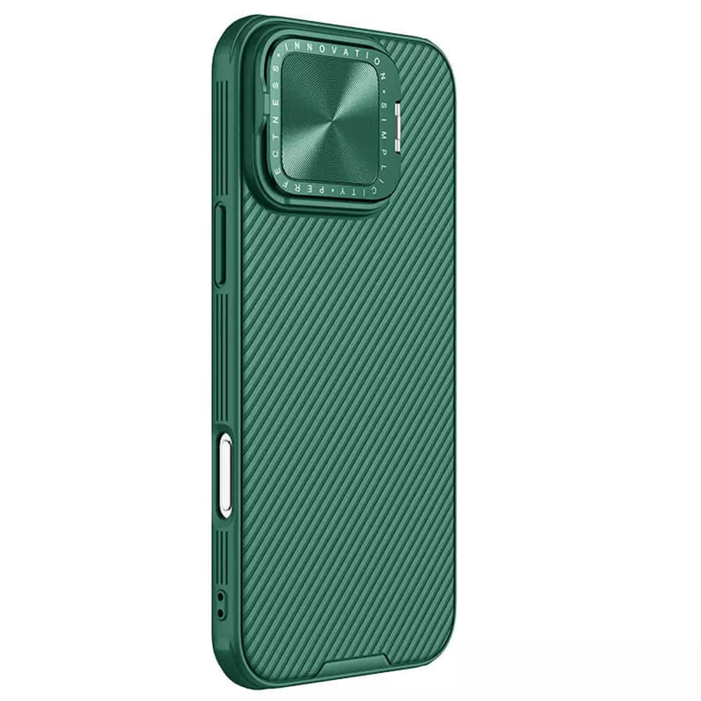 Калъф MagSafe за Apple iPhone 16 Pro Max, Nillkin, CamShield Prop, Зелен